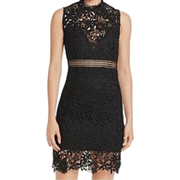 BARDOT SHEATH DRESS IN BLACK size 8 - Picture 1 of 8